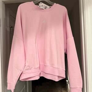 Adidas Light Pink Crewneck Sweatshirt 2XL NWT